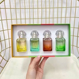 【Tặng 1 lọ nước hoa 2ml】Set 4 Chai Nước Hoa Hermes Cỡ Vừa 30ml