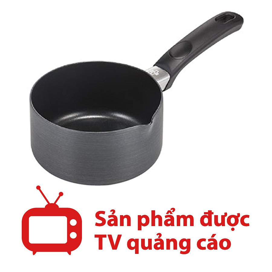 [Mã LIFEHL9 giảm 8% tối đa 100K đơn 250K] Nồi Lock&amp;Lock Cookplus Hard&amp;Light W/Coating [LHB2142OK] (14cm)