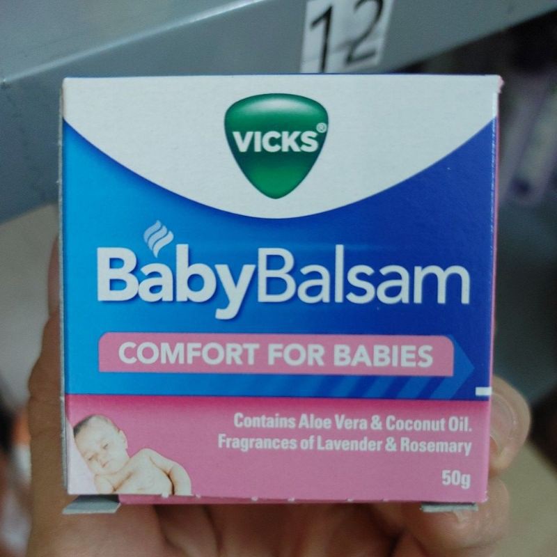 Dầu Vick Baby Balsam 50g Bôi Ấm Ngực Chống Cảm Ho và Ngạt Mũi Cho Bé của Úc