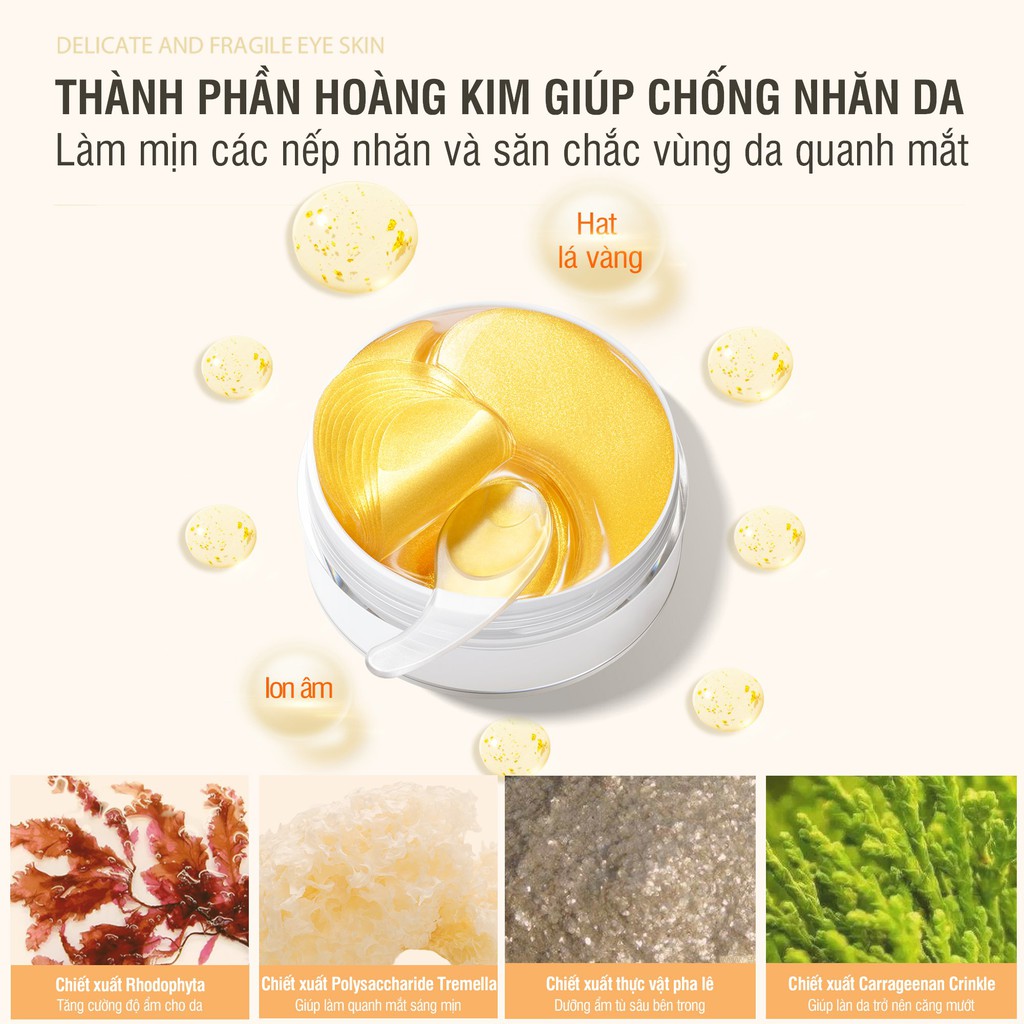 Mặt Nạ Ngừa Thâm Mắt CIYAOO - Dưỡng Mắt và Giảm Thâm Quầng