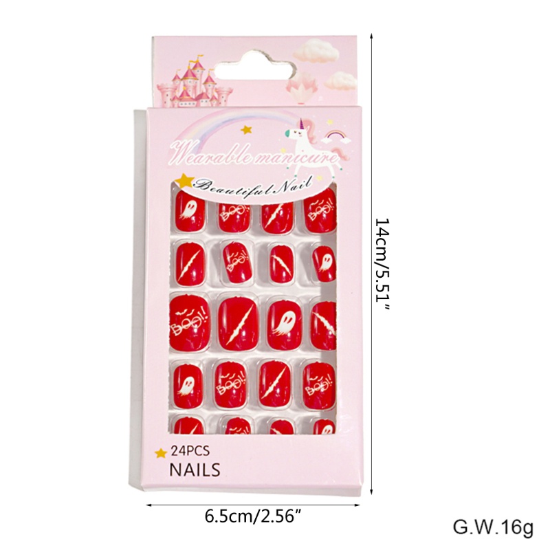 Móng Tay Giả Dạng Nhấn Nhiều Màu Sắc Dùng Hóa Trang Halloween Cho Người Lớn Và Trẻ Em