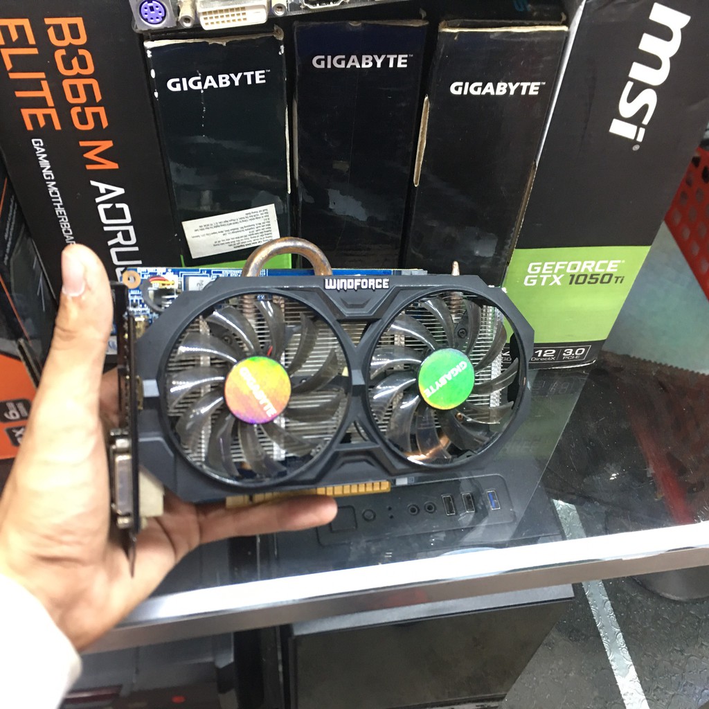 Card màn hình Gigabyte GTX750Ti 2GD5 2Fan cũ