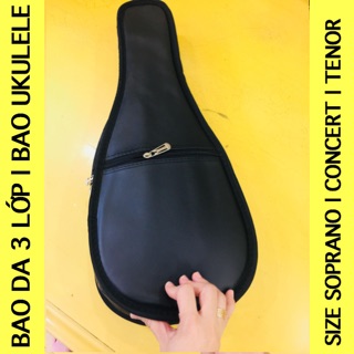 Bao Đàn Da 3 Lớp | Chất Lượng | Bao Ukulele