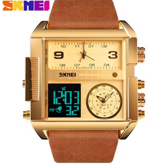 Đồng Hồ Nam SKMEI Cao Cấp Analog Kỹ Thuật Số Thời Trang Thể Thao Quân Đội Đồng Hồ Đồng Hồ Nam Chống Thấm Nước Mặt Vuông