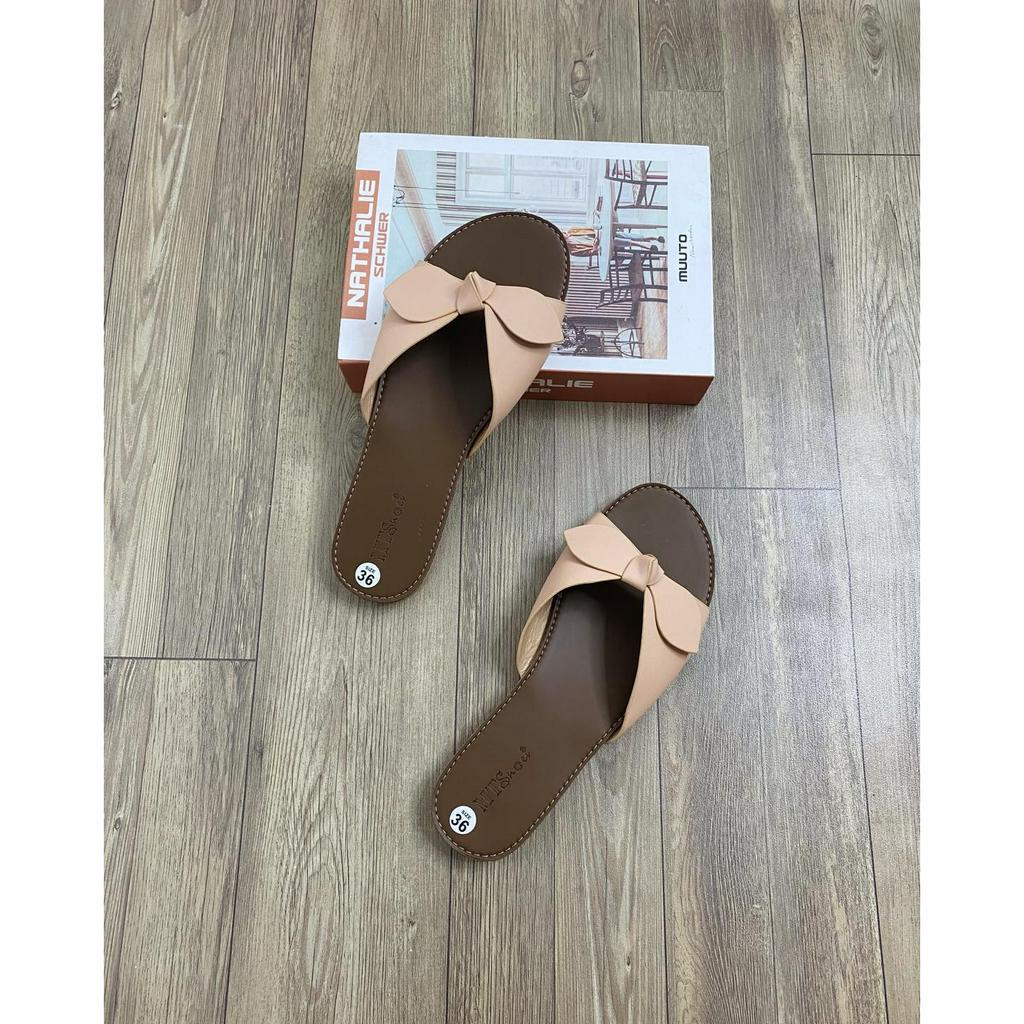 [shop giay minh thu] Sandal 3 dây đan, đế bằng 3cm MT306