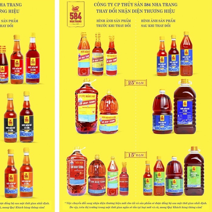 Nước Mắm Nhỉ Cá Cơm 584 Nha Trang 25 Độ Đạm 500 ml