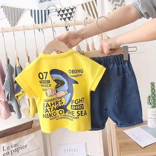 Quần áo cho bé - Bộ cá mập