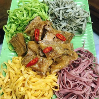 [HCM + FREESHIP] Combo tiết kiệm Mì rau củ + Bánh tráng nhúng Thanh Long + Bún tươi Dưa Hấu