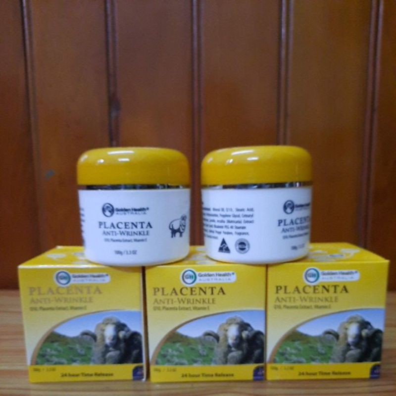 Kem dưỡng da nhau thai cừu Úc  GoaldenHealth Placenta Q10 AntiWrinkle