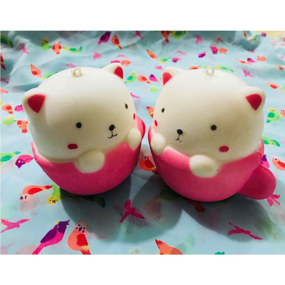 ( cốc mèo vừa) SQUISHY CỐC MÈO LV PHỐI MÀU DỄ THƯƠNG -thegioidochoi127 đẹp (rẻ)