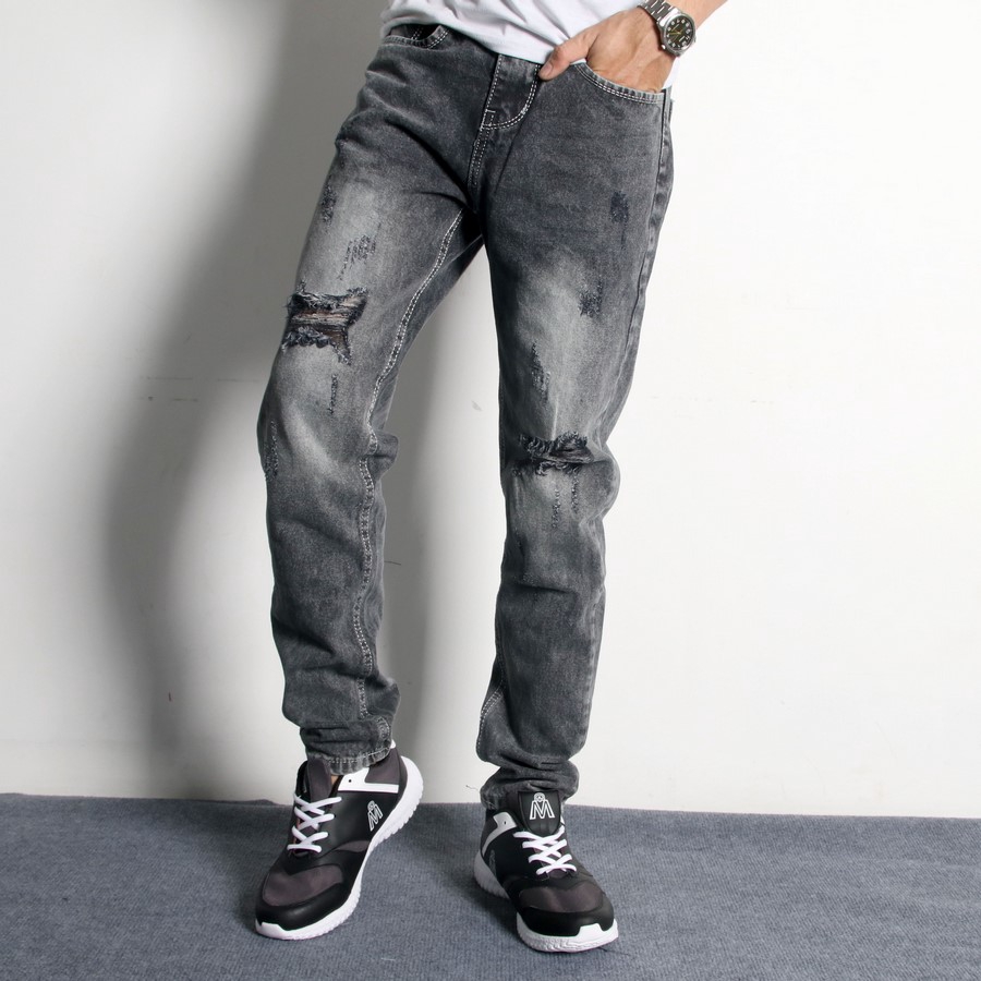 [Mã FAMALLT5 giảm 15% đơn 150K] Quần jean nam Q514 (Đen rách) MĐ | BigBuy360 - bigbuy360.vn