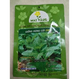 (GÍA SỈ) [gói 0.1g] Hạt giống rau húng lủi