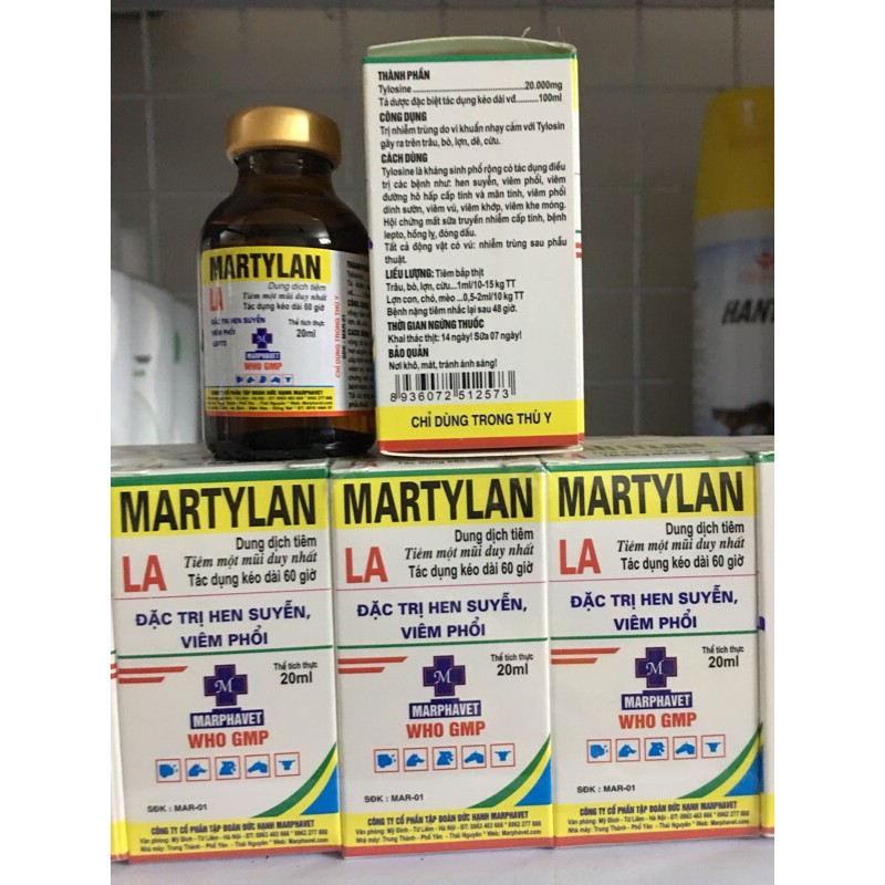 Martylan LA  - chỉ dùng trong thú y