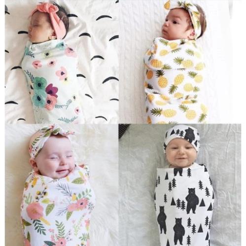 Set 2 Khăn Tắm , Khăn Quấn Sợi Tre Aden Anais Swaddle Cho Bé Loại Cao Cấp Có Hộp Đựng