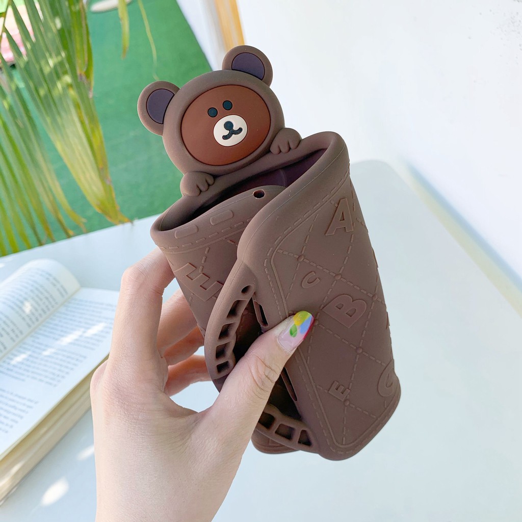 Bao Da Họa Tiết Hoạt Hình Có Tay Cầm Cho Ipad 2 / 3 / 4 Mini1 / 2 / 3 Mini4 / 5 Ipad 10.2 Ipad 10.5 Ipad5 9.7 Inch Air Ipad 6 / Air2