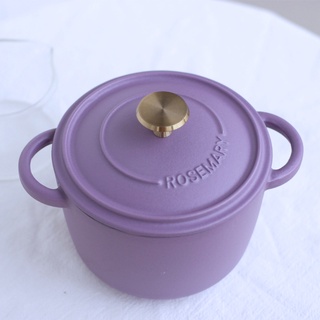 Nồi Gang Tráng Men Đủ Size Đúc Nguyên Khối Dùng Được Bếp Từ