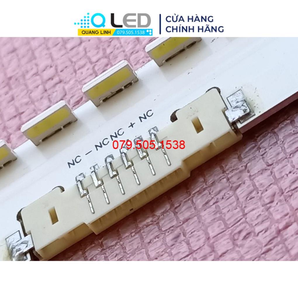 THANH LED TIVI  SAMSUNG 49K5000 49k5500 49M5500 HÀNG MỚI 100%  1 MÁY 1 THANH 64 BÓNG 3V, DÀI 59,6cm