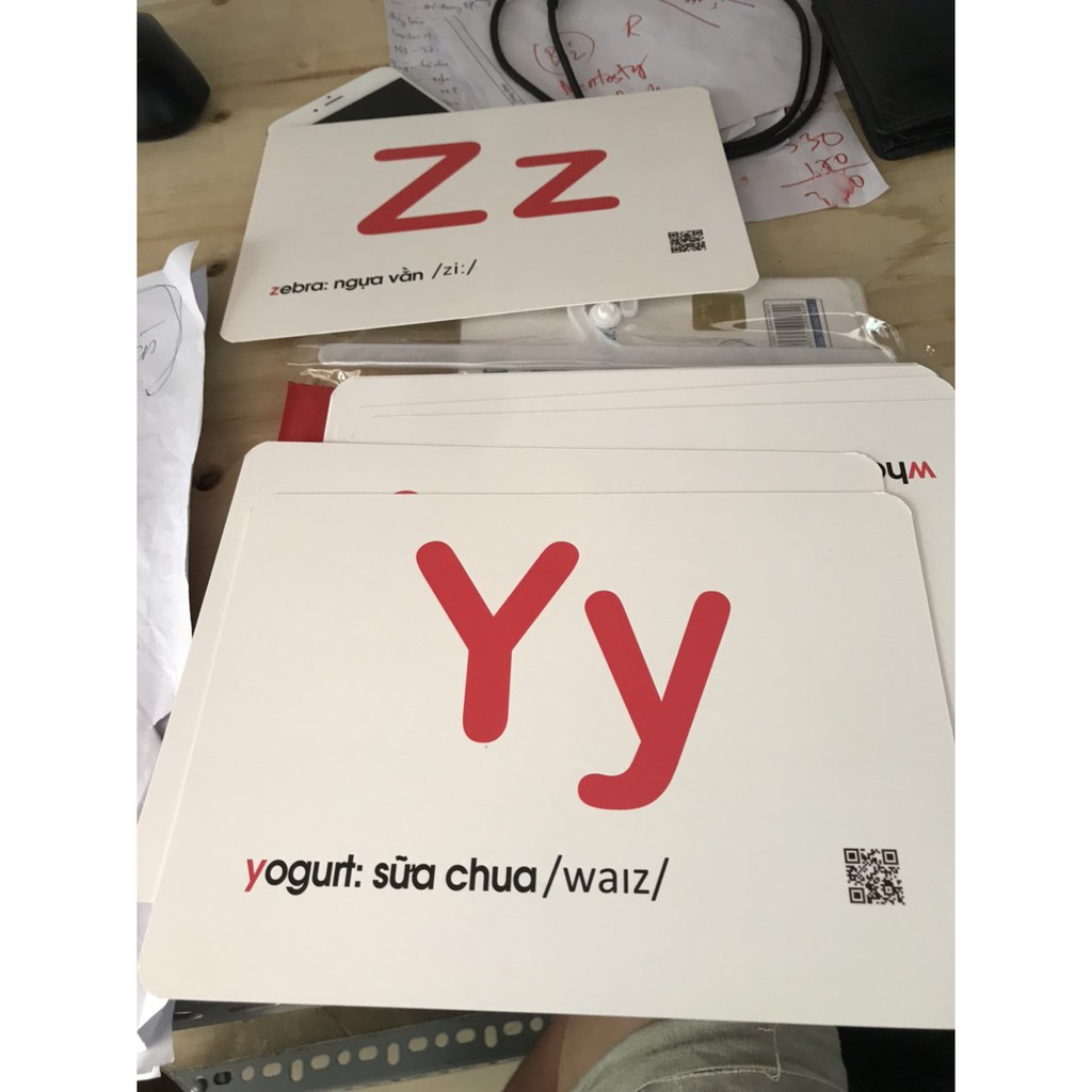 Sách Flashcard Dạy Trẻ Theo Phương Pháp Glenn Doman – Bảng Chữ Cái Tiếng Anh