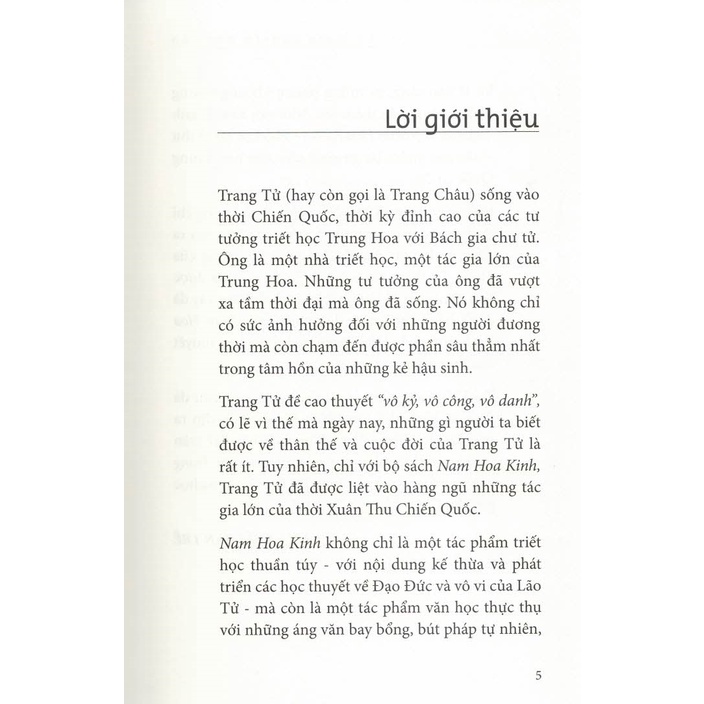 Sách - Trang Tử Nam Hoa Kinh