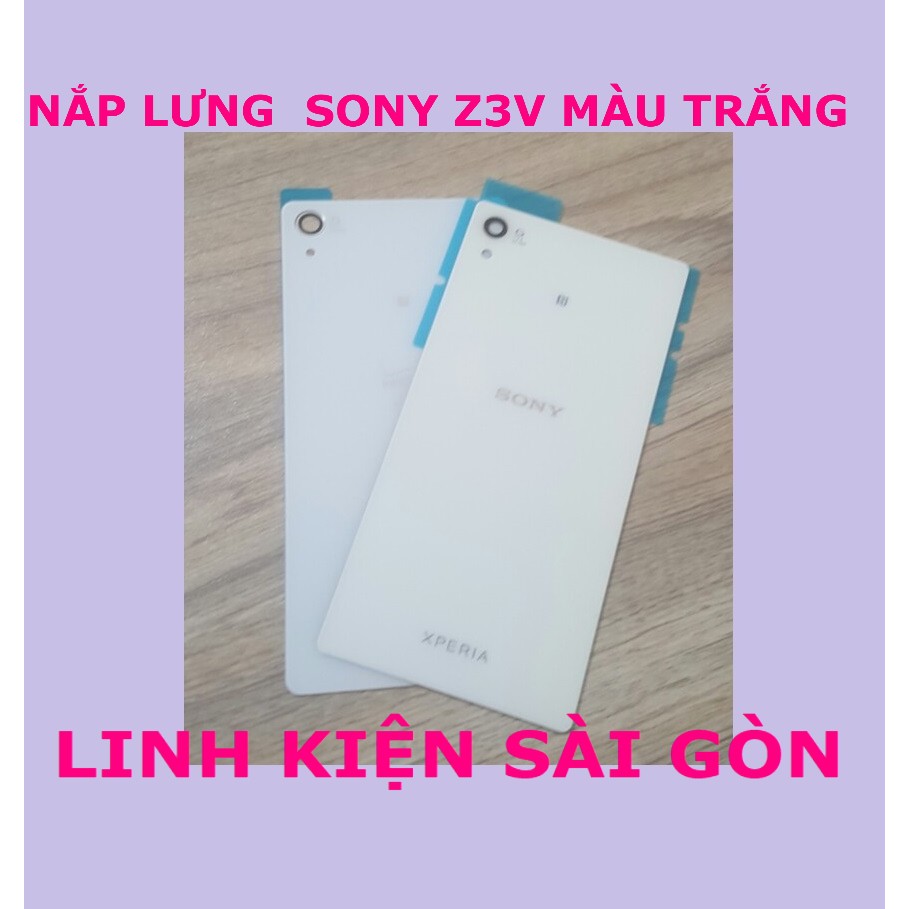 NẮP LƯNG SONY Z3V MÀU TRẮNG