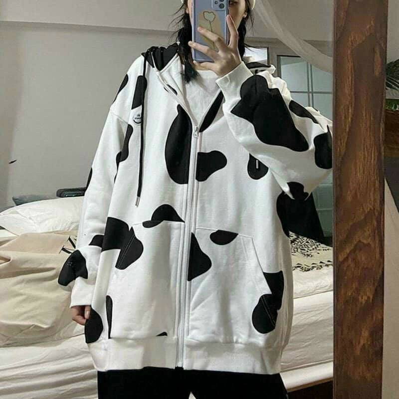 Áo khoác và quần bò sữa phom rộng | BigBuy360 - bigbuy360.vn
