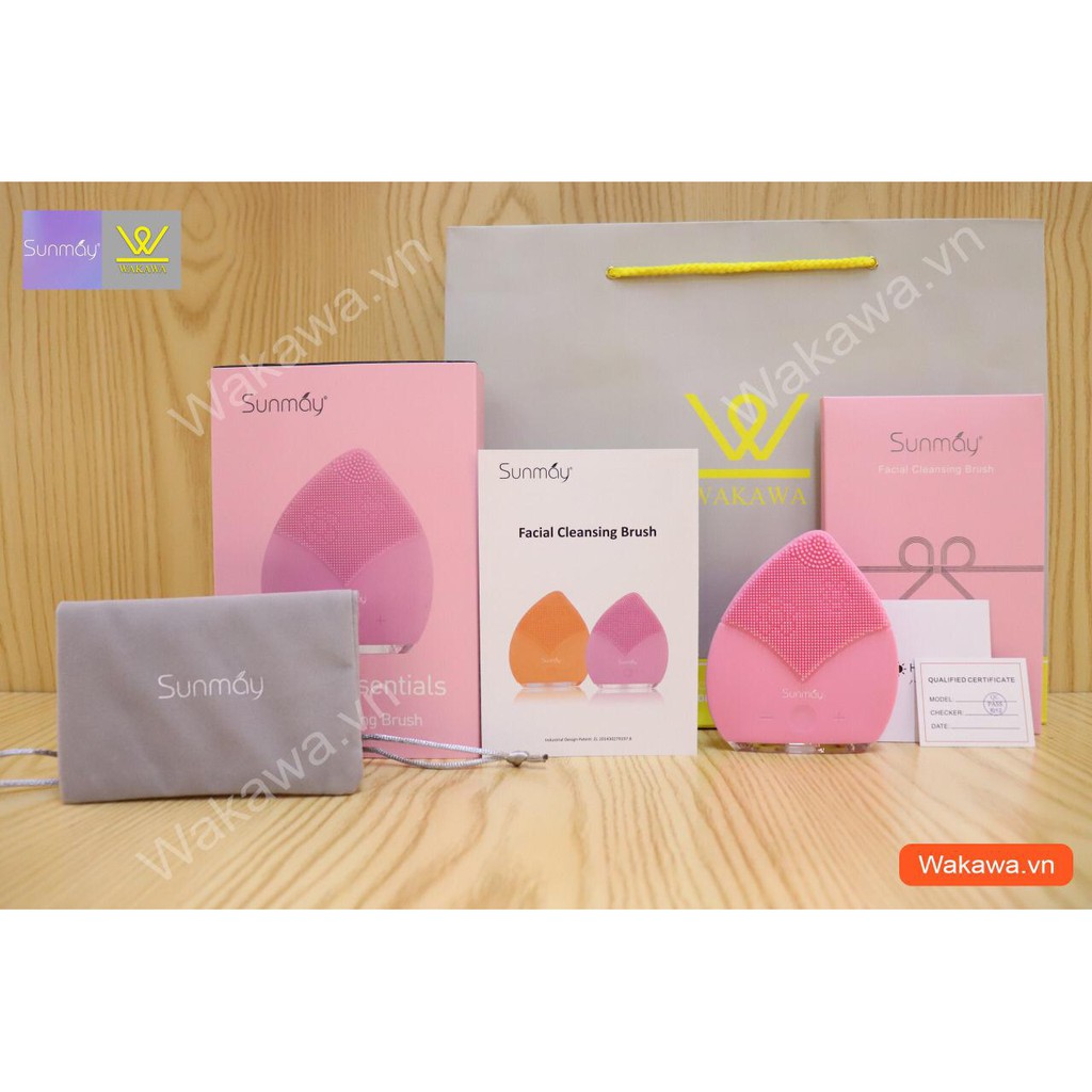 Máy rửa mặt Sunmay Baby Pink – Luxury