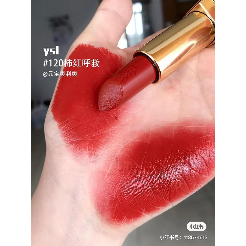 Son Thỏi YSL Rouge Pur Couture 120 Take My Red Away | Shopee Việt Nam