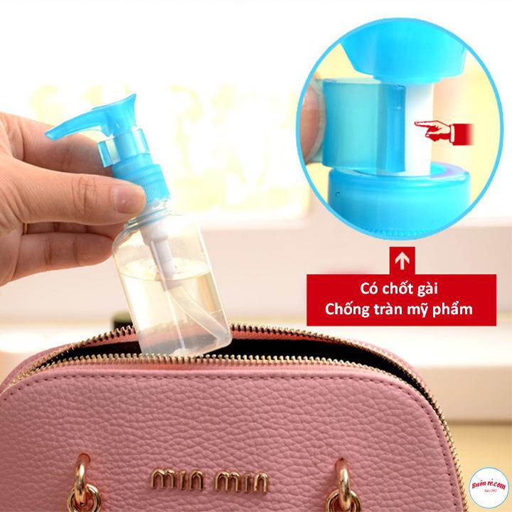 Lọ Chiết Mỹ Phẩm Dạng Vòi 100ml Trong Suốt Thiết kế Sang Trọng 00051