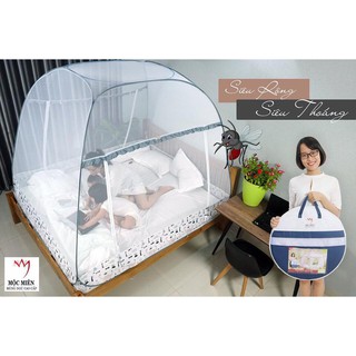 Mùng chụp đỉnh rộng cao cấp Mộc Miên - KHỦNG LONG (2 cửa)