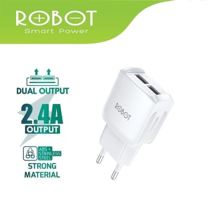 Bộ Sạc Robot RT-K6 RT K6 2.4A Hai Cổng USB Cho Xiaomi Oppo Samsung huawei vivo