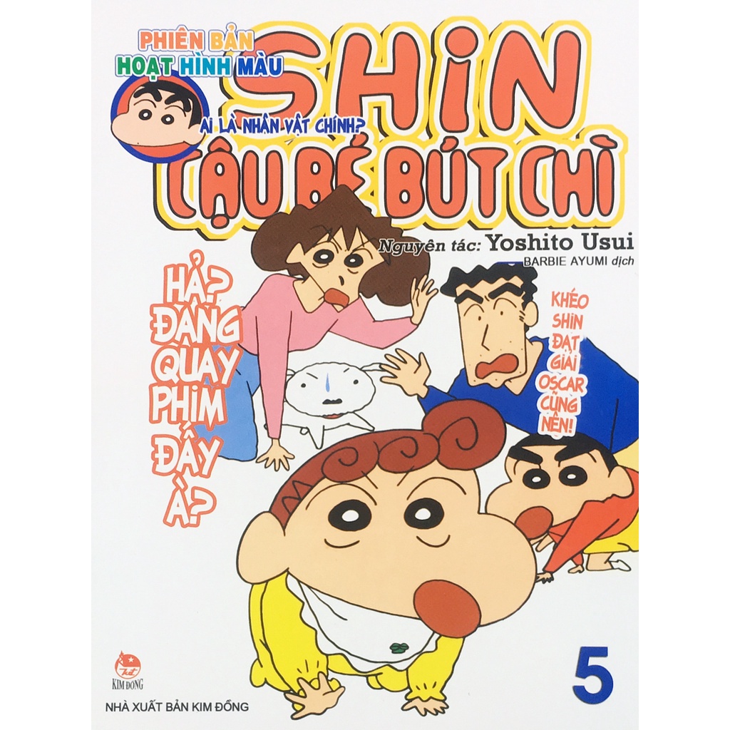 Sách KĐ - Shin cậu bé bút chì Phiên bản hoạt hình màu Tập 5 (B40)