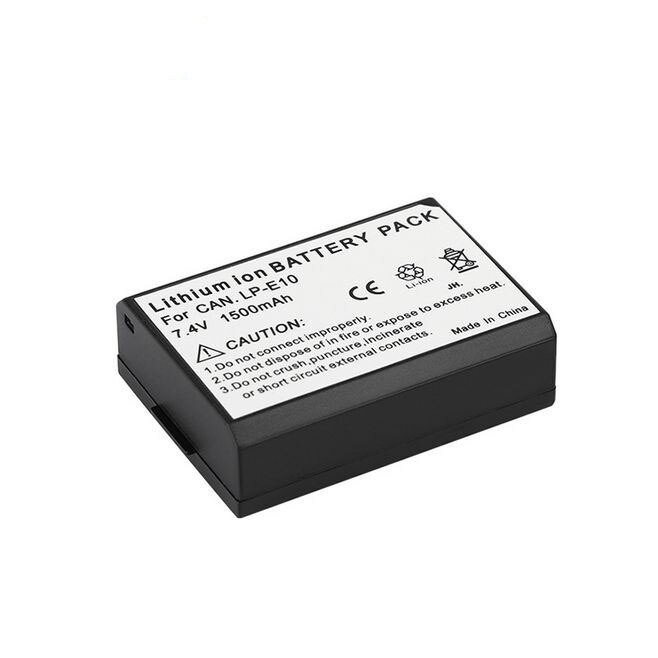 PIN CHO MÁY ẢNH CANON 1100D 1200D 1300D T3 T5 X50 X70 LI-ION 7.4V 1500MAH LP-E10