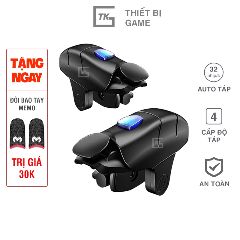 Bộ nút bắn auto táp FX3 chơi PUBG Mobile, Free Fire - Táp siêu nhanh 32 nhịp/s