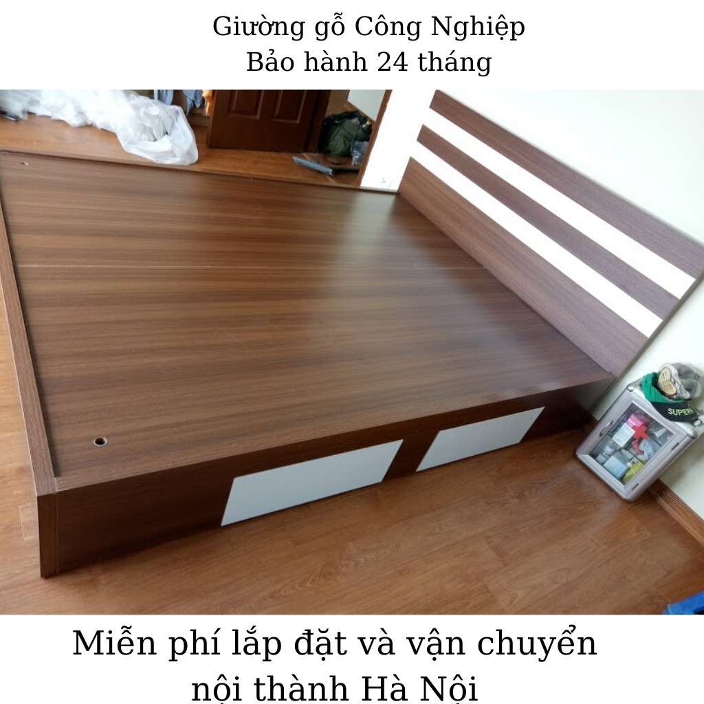 Giường ngủ gỗ công nghiệp giường gỗ công nghiệp giá rẻ