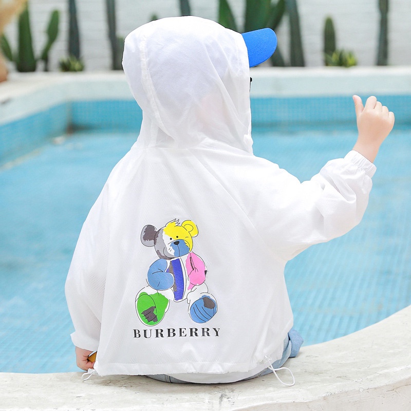 Áo Khoác Chống Nắng Màu Trơn In Hình Chuột Mickey Dễ Thương Cho Bé 4-8 Tuổi