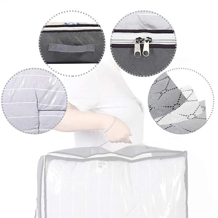 Hộp Đựng Giày Dép Bằng Vải Không Dệt Gấp Gọn Tiện Lợi