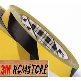 3M 766 10mm dài 33met -  BĂNG KEO DÁN NỀN SỌC VÀNG ĐEN chuyên dán nền, dán cảnh báo nguy hiểm, dán đánh dấu