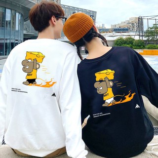 Áo sweater missout chuột vàng unisex form rộng freeship toàn quốc MS10