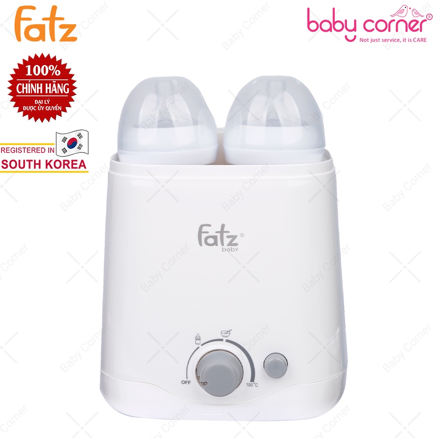 Máy Hâm Sữa 2 Bình Cổ Rộng Dou 1 Fatz Baby FB3012SL