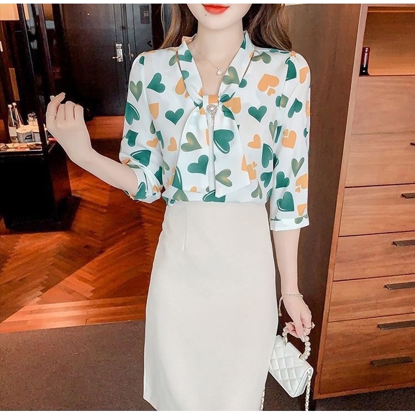 Áo Sơ Mi Vải Voan Lụa Dáng Rộng Phong Cách Vintage Trẻ Trung Thời Trang Mùa Hè 2022
