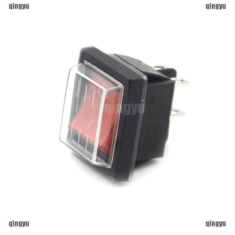 Công tắc bật tắt màu đỏ 4 nút 16A 250V