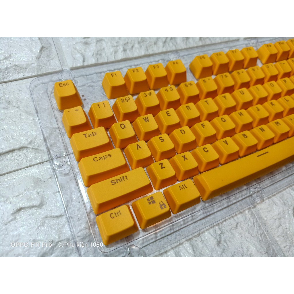 Nút (Keycap) PBT Xuyên Led 104 Phím Dùng cho Bàn phím cơ các màu