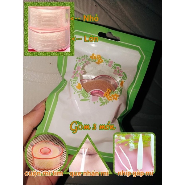 Cuộn 300 kích mí lưới vải tàng hình cho đôi mắt to tròn xinh đẹp