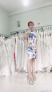 Sườn xám eo 68