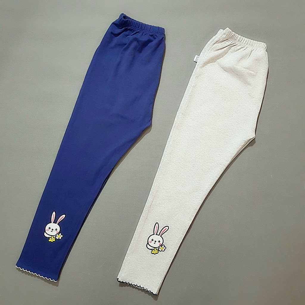 quần legging dài bé gái thêu 2 bướm xinh size đại