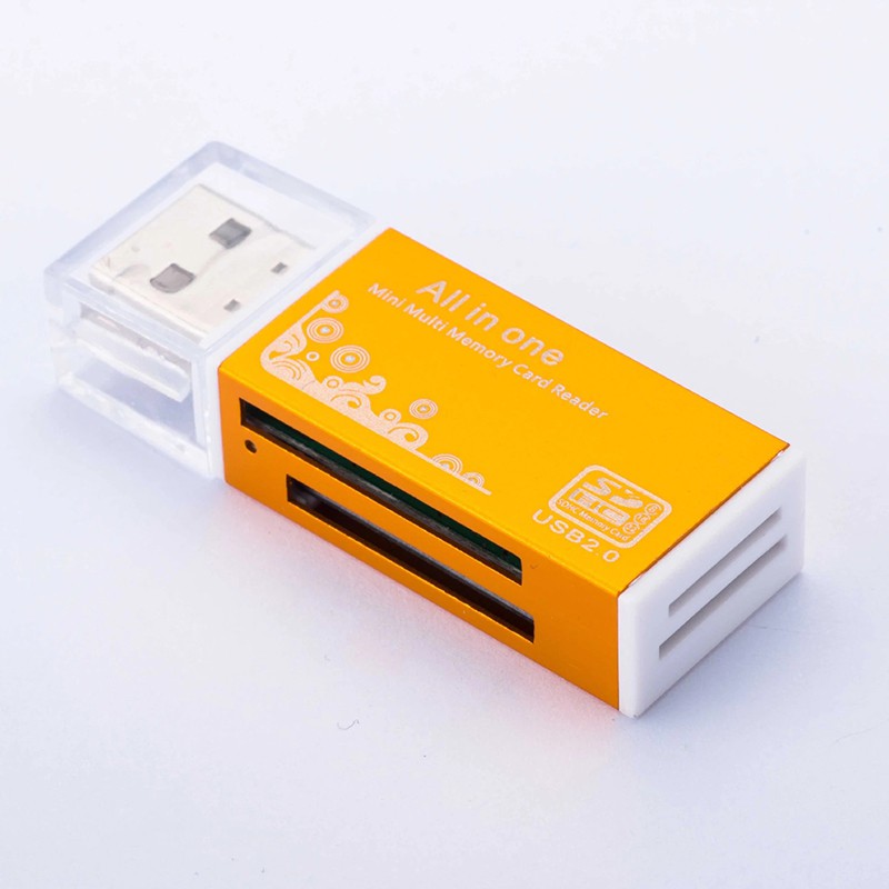 Đầu đọc thẻ nhớ 4 trong 1 usb 2.0 micro sd / tf sdhc pro duo chất lượng cao