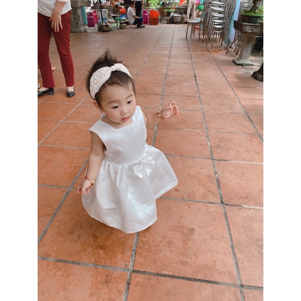 Váy Sinh Nhật 1 Tuổi Bé Gái, Váy Dự Tiệc Cưới , Váy Công Chúa Cao Cấp Quảng Châu, Váy Biểu Diễn Piano Siêu Xinh Ảnh Thật