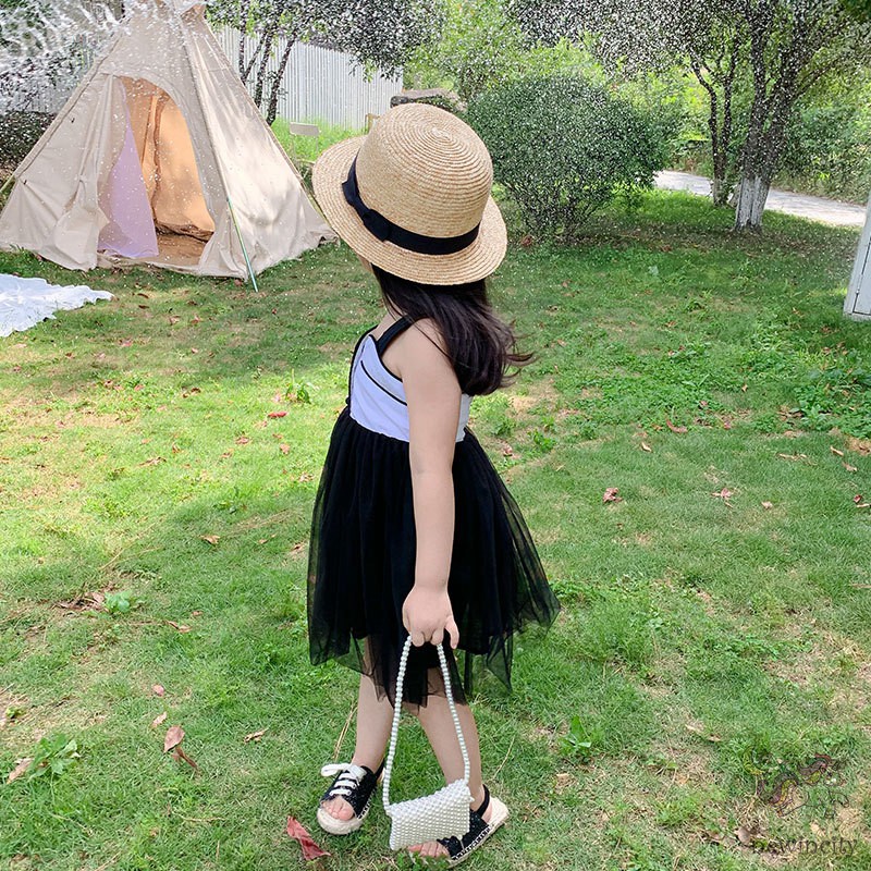 Đầm Công Chúa Phối Ren Cho Bé Gái