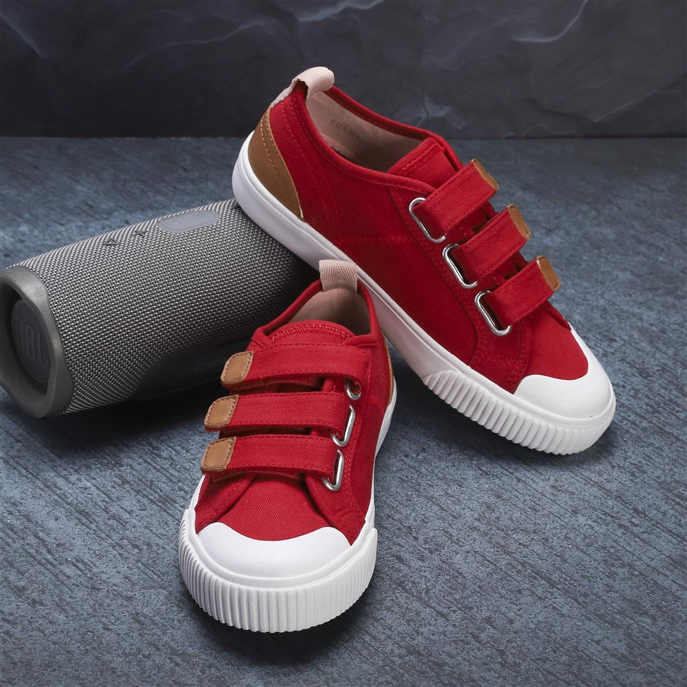 -Giày Nữ Sneaker Quai Dán-E01 RED Thương hiệu: DinCox | Loại: E - DINCOX | Mã SP: E01052136