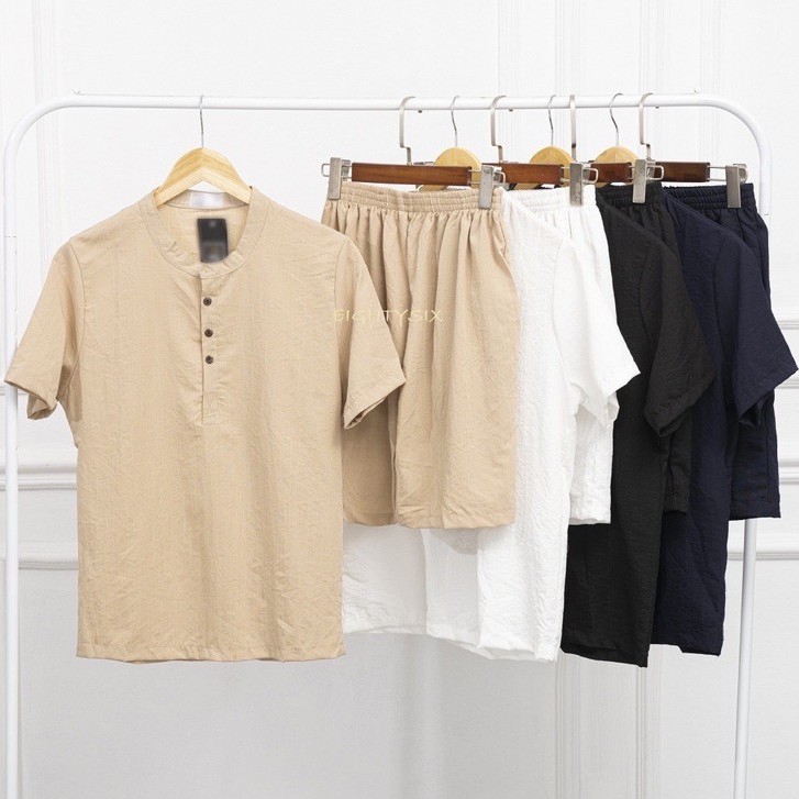 Áo Đũi, bộ đồ nam, cộc tay cổ tàu, chất đũi hàng Thái, mặc lên lịch lãm, nhiều màu cho anh em lựa chọn BD4 | BigBuy360 - bigbuy360.vn